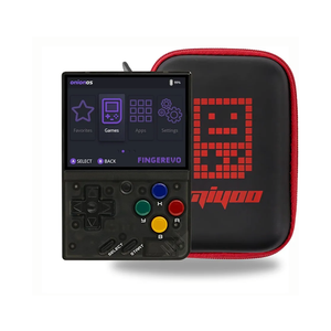 Miyoo Mini V4 OnionOS Handheld Game Console 2.8-inch 750*560 IPS Screen Miyoo-Mini v4 Onion-System with Portable Case T-Black