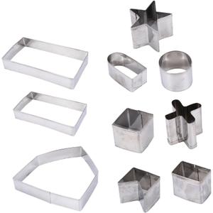 Cabilock 1set Christmas Cookie Cutters Festive Baking Molds for Cookies Gingerbread Pancakes and Fondant and Easy to Demold Baking Tools