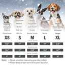 SCENEREAL Winter Dog Vest Coat with Built-in Harness, Warm Puppy Jacket for Small to Medium Dogs, Cold Weather Coat with Zipper, Fleece Puffer Vest Windproof Snow Clothes (XS(Chest 11.5"), #1 Rolay Bule-Matte)