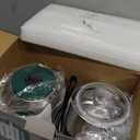 Spice Grinder Electric,Herb Nut Grinder for Kitchen,Detachable Espresso Grinders with Stainless Steel Blades,Filter and Brush, 500w Dry and Wet Grain Mill for Coffee,Rice,Bean,Seasoning (Green-X)