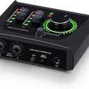 BOMGE mini 2 Channel USB Audio Interface for Recording, Streaming and Podcasting, with XLR/48V Phantom Power,Studio Quality Audio Interface for Guitarist, Vocalist, Podcaster or Producer