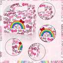 CNMOAOAGS 12Pcs Cartoon Cat Happy Birthday Decorations, Pink Bow tie Birthday Party Favor Gift Boxes for Girls Party Theme Supplies