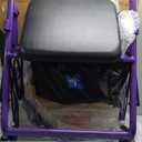 Medline Aluminum Rollator Walker with Seat, Purple, 250 lb. Weight Capacity, Lightweight, 6 Wheels, Foldable, Adjustable Handles, Rolling Walker for Seniors