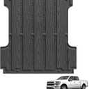 3W Bed Mat for Ford F-150 (5.5FT) 2015-2024 2025 Truck Bed (Include F150 Lightning 2024 2023 2022) All Weather Protector TPE Car Bed Liner Accessories Black