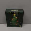 YAUNGEL Christmas Tree Topper, Star Tree Topper with 40 LED and Remote Control Battery Operated Warm Lights Treetop Christmas Decorations, Indoor Home Decor, 10IN Silver