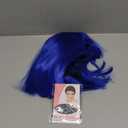 Blue Bob Wig With Bangs Short Blue Wigs For Women Straight Bob Bangs Wig 10 Inch Heat Resistant Synthetic Hair Natural Looking For Daily Party Use