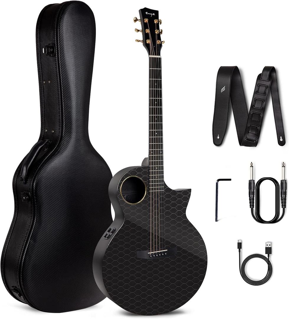 Enya X4 PRO 41-Inch Carbon Fiber Acoustic-Electric Guitar