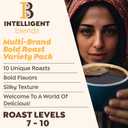 Intelligent Blends Dark Roast Coffee Pods Variety Pack, 50 ct, Recyclable Single Serve Pods  100% Arabica Coffee, Compatible with Keurig K Cups Maker