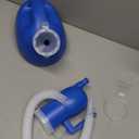 Male Urinal Bottle 68 OZ Portable Urinals for Men 59" Long Hose with Lid (Blue)