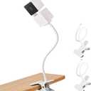 2Pack Flexible Clamp Mount for Wyze Cam Pan V3 Indoor/Outdoor Camera, Cam Pan V2, Cam V4/V3/V2, Cam Outdoor, Gooseneck Monitor Mounting Bracket for Baby, No Tools or Wall Damage