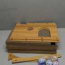 YEMOO Cat Scratcher, Cat Scratching Board, L Shaped Vertical Cat Scratcher for Wall and Couch Protection, Cat Cardboard Scratcher with 4 Ball Toys for Indoor Cats (25.615.79.1IN)