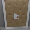 Antique White Linen Fabric Pin Board, 21"27" Message Board Wall Decor, Burlap Bulletin Board Picture Memo Board, Large Cork Boards for Walls with Frame, Vision Board for Farmhouse Home,Office Decor, 20.7"1"26.8"