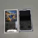 R36 PROMAX Retro Handheld Game Console,4.0 Inch Full-Lamination IPS Screen Retro Gaming Console,Linux System,Built-in 64GB Memory Retro Game Console,Portable Arcade Video Gaming Console