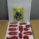 Glass Bud Vases Set of 30 pcs for Wedding,Home Decor,and Events,Mini Vases for Centerpieces and Gifts,Ideals for Candle Holders,Diffuse Bottles,Plant hydroponics Stations(Red)