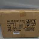 MaxSmeo Side Table, 3-Tier Small End Table, Modern Oval Night Stand Accent Table for Living Room, Bedroom, Rustic Brown