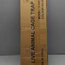 24" Live Animal Trap, Humane Animal Trap for Stray Cats up to 5.5 pounds, Raccoons, Squirrels, Skunks, Moles, Marmots, Armadillos, Rabbits, Steel Folding with Pedal Trigger