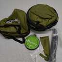 Pawaboy (236)Portable Pet Hutch Foldable Dog Play Pen with Waterproof Oxford, Cat Pen with Travel Bag, Foldable Bowl, Indoor Outdoor Use for Puppies, Cats, Rabbits, Green, L