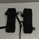 Office Chair Armrest Covers, Set of 2 Comfortable Armrest Elbow Pillow (2 Black Armrest Pillow)