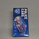 Transparent Light Up Police Car with Flashing LED Lights, Siren Sounds, Moving Gears & Bump-and-Go Action – Fun Sensory Vehicle & Perfect Christmas, New Year & Birthday Gift for Toddlers, Boys & Girls