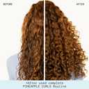 Pacifica Pineapple Curls, Curly Hair Shampoo & Conditioner Set Strand Defining Care for Wavy & Coily Hair Reduces Frizz Sulfate Free Clean Beauty Dermatologist Tested, Vegan & Cruelty-Free