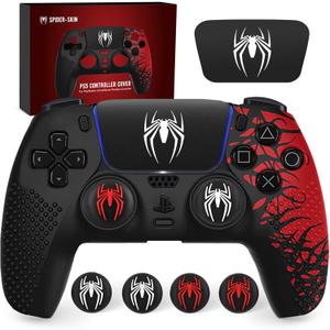 Darno Anti-Slip Silicone Skin for Ps5 Controller, Ps5 Controller Accessories, Soft Protective Cover Case for PlayStation 5 Control Grip with Touch Pad Stickers