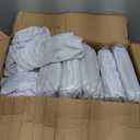 100 Pcs White Washable Removable Universal for Wedding Party Dining Banquet Polyester Spandex Stretch Slipcovers Chair Covers