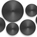 JWZSKZYZ metal wall art (Black-A)