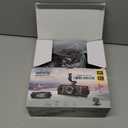 4K+1080P*3 FHD 4 Channel 360° Dash Cam, Front Rear Inside Left Right Car Camera, 5GHz WiFi App Control, 8 IR Lamps Night Vision, 24H Parking Mode, G-Sensor, Loop Recording, 64GB SD Card Included