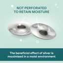Koala Babycare The Original Nursing Cups 100% Silver – Nipple Shields for Nursing Newborn - Breastfeeding Essentials Protect and Soothe Cracked Nipples - Maxi Size