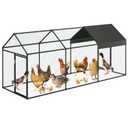 Garvee Small Chicken Cage, Black, 3x3x1.8m