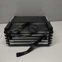 Dog Ramps for Car, 17.7inch Wide Foldable Dog Stairs with Non Slip Surface, Portable Pet Steps for SUV, High Beds, Truck, Support Up to 200lb, 5 Steps