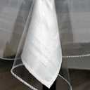 Broder Heavy Duty Clear Plastic Table Cover Protector Rectangle 60x108 – Waterproof, Oil Proof, Wipeable Vinyl Tablecloth Protector, Thick PVC, for Dining Room, Kitchen, Desk, Office, Everyday Use