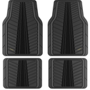 FLORICH Car Floor Mats, Heavy Duty Floor Mats for Cars, 4 Piece All-Weather Floor Mats with Anti-Slip Backing, Waterproof Universal Trim-to-Fit, Automotive Floor Mat for Cars SUV Trucks