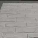 Art3d 19.7" x 19.7" (Pack of 12) Wall Panel Brick, White