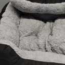 Dog Car Seat for Small Dogs,Washable Pet Booster Seats for Car with Clip-On Safty Leash, Reversible Puppy Carseat with Storage Pockets, Travel Carrier Bed for Dogs Under 25 lbs, Grey