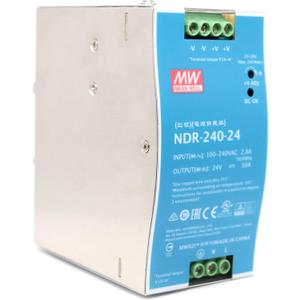 MEAN WELL NDR-240-24 240W 24VDC 10A AC/DC Industrial DIN Rail Power Supply Single Output for Industrial Applications