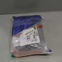 RENERSHOW Brown Highlight Short Pixie Bob Wig with Bangs Layered Brown Mix Blonde Wigs for Women Chin Length Straight Synthetic Wig Natural Looking Daily Party Wig