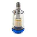 AB Tools Mini HVLP Gravity Feed Spray Gun 1.0mm Nozzle & 1/4" BSP in Line Moisture Trap