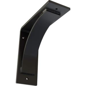 3"W x 8"D x 8"H Morris Steel Bracket, Powder Coated Black