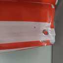 Preboun 6 Pcs Carnival Awning Decorations Tent Circus Hanging Decorations Carnival Banner Concession Stand Sign Canopy Awning for Pirate Summer Party, 9.84''x78.74''(Red and White)