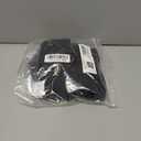 Aleumdr Women's One Piece Swimsuits Tummy Control Bathing Suits V Neck Boho Tie Shoulder Ruched Full Coverage Swimwear (Large, Black)