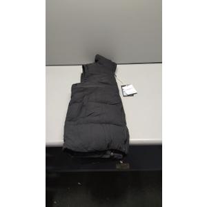 Zeagoo Women Puffer Vest Lightweight Stand Collar Sleeveless Winter Warm Zip Up Padded Outerwear Jackets with Pockets S (Black)