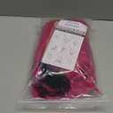 MAGQOO Hot Pink Wig for Women Girls Long Curly Wavy Pink Wigs Middle Part Heat Resistant Hight Density Synthetic Wigs