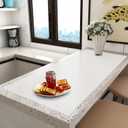 Extra Large Silicone Mat,Silicone Mats for Kitchen Counter Island Dinner Table Countertop Protector Heat Resistant Mat (120 x 48, Translucent)