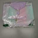 I IHAYNER Leather Drawstring Backpack for Women Stylish Color-Blocked Printed Design Durable Functional Backpack for Travel Purple