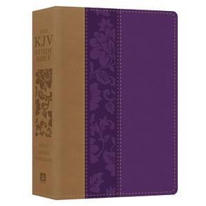 The KJV Study Bible - Large Print [violet Floret]