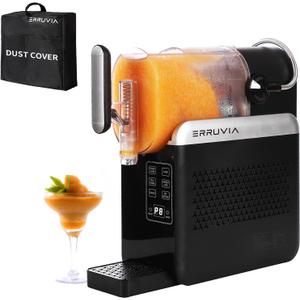 Slushie Machine No Ice Needed,noise reduction slushy machine with dust cover,6 Preset Programs,DIY 8-speed free adjustment,Perfect for Ice Cream,Smoothies,Milkshakes,Margaritas and More
