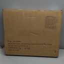 PAWLAND Wooden Freestanding Foldable Pet Gate for Dogs, 24 inch 4 Panels Step Over Fence, Dog Gate for The House, Doorway, Stairs, Extra Wide (White, 24" Height-4 Panels)