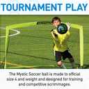Franklin Sports Mystic Soccer Balls - Soccer Ball and Air Pump Sets - Multiple Size Soccer Balls - Soft Cover - Perfect for Kids and Adults