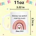 22th Birthday Gifts Ideas, 22th Birthday Decorations for Her Him Women Men, 2003 Turning 22 Year Old Birthday Coffee Mug Cup, 11oz